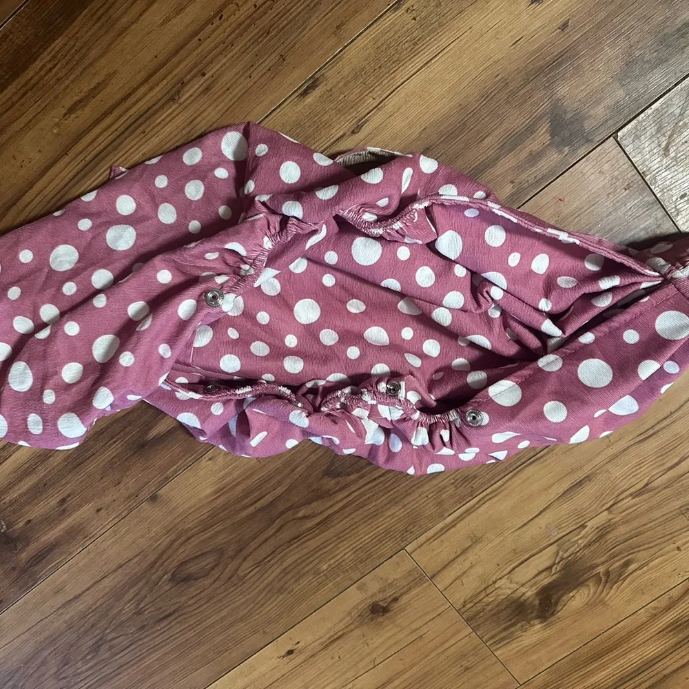 Kensie pet carrier Pink and White Polka Dot Bag